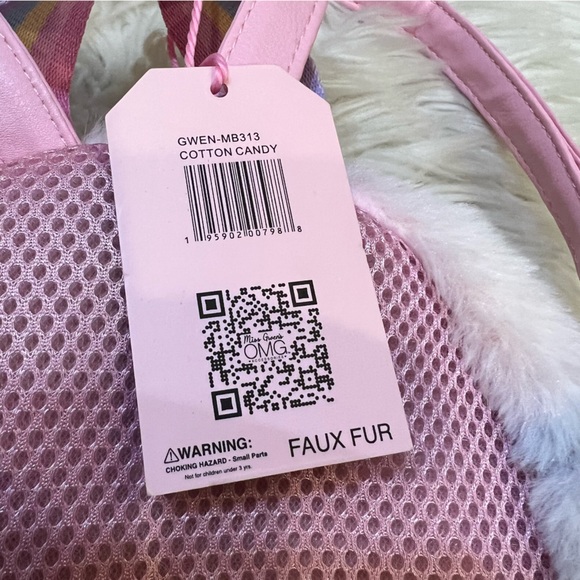 Miss Gwen’s OMG Accessories NWT Plush Princess Unicorn Mini Backback - Picture 5 of 6